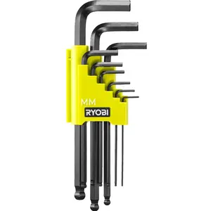 Ryobi Ensemble de 9 clés hexagonales RHFHKB-9 pas cher