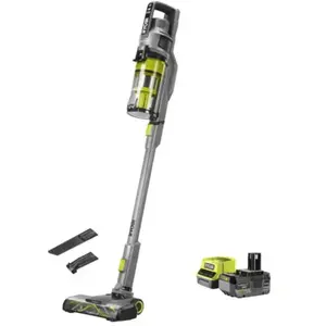 Comparateur de prix : Ryobi - Aspirateur balai Brushless 18V 90 aw - Batterie 4,0Ah - Charge...
