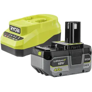 Pack Batterie Ryobi 18v One+ 4,0ah Lithiumplus - 1 Chargeur Rapide 2.0... pas cher