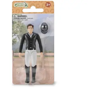 Figurine cavalier de tournoi avec casque d'équitation Collecta-3384279 pas cher