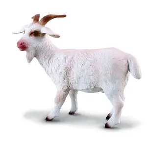 Figurine Bouc Blanc - Collecta - Pour Enfant - Peinte à la main - Intérieur