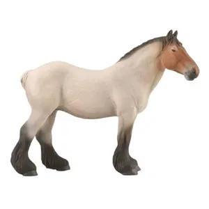 Collecta cheval de trait néerlandais 18 cm ABS blanc