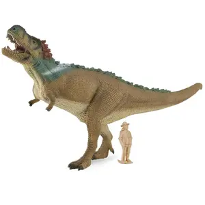 Figurine T-Rex à plumes CollectA - Deluxe 1:40 - Rugissant - Brun pas cher
