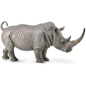 Collecta figurine à jouer rhinocéros blanc 17 x 8 cm pas cher