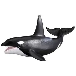 Figurine Orque Epaulard - Collecta - Peinte à la main - 14 x 4 cm