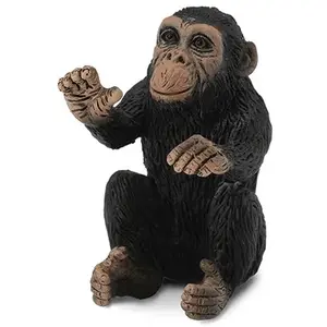 Figurine Singe Chimpanzé Bébé câlinant - FIGURINES COLLECTA - Pop ! - 3 ans et +