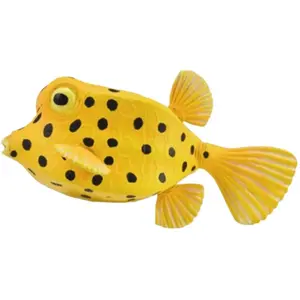 Figurines Collecta Figurine poisson coffre jaune (Ostracion Cubicus) aille Unique Coloris Unique pas cher
