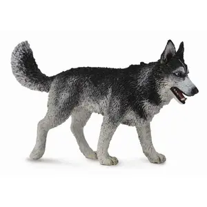 Comparateur de prix : Collecta Figurine Chien : Husky de Sibérie - Noir et blanc - Intérieur - Figurine