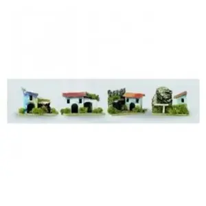 Iperbriko - Maison pour crèche 14x7x h8 cm assorties pcs 1 pas cher