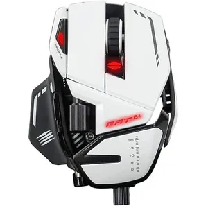 Mad Catz R.A.T.8+ - Souris - optique - 11 boutons - filaire - USB - blancVendu paramazon