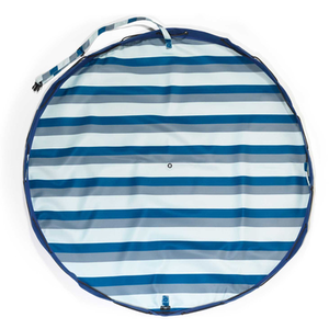 play&go® Tapis d'éveil 2en1 Outdoor Stripes blue/green 140 cm pas cher