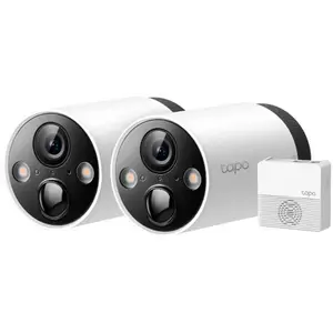 Comparateur de prix : TP-LINK Pack de 2 cameras Outdoor sans fil 2K sur batterie + Hub de connexion