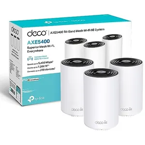 Comparateur de prix : Routeur WiFi 6E Mesh TP LINK Deco XE75 (Pack de 3) - Tri-bande