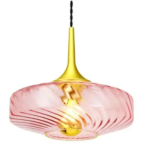 Elements Lighting ROXANNE-Suspension LED Verre Ø20cm