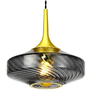 Comparateur de prix : Elements Lighting ROXANNE-Suspension LED Verre Ø20cm