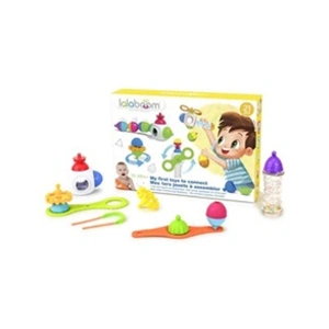 Jeu d'éveil Lalaboom Mes 1ers jouets à assembler 21 pièces pas cher