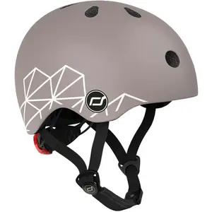 SCOOT AND RIDE Casque XXS-S lifestyle lignes taupe pas cher