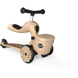Comparateur de prix : Porteur Évolutif En Trottinette Highwaykick 1 Leopard - Scoot & Ride