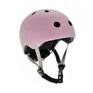 Casque enfant XXS rose ajustable Scoot and Ride pas cher