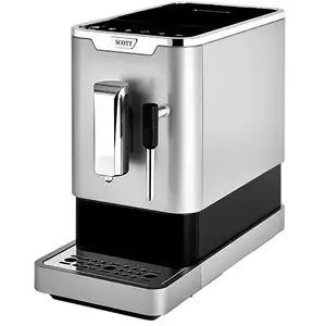 Machine à café avec broyeur 19 bars Slimissimo et Milk Silver Scott pas cher