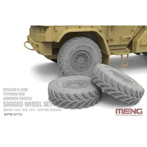 Russian K-4386 Typhoon-vdv Armored Vehicle Sagged Wheel Set (resin) - ...