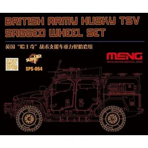 British Army Husky Tsv Sagged Wheel Set (resin)- 1:35e - Meng-model pas cher