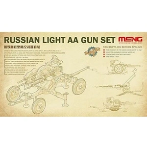 Russian Light Aa Gun Set - 1:35e - Meng-model pas cher