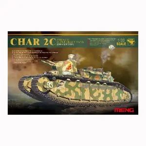 Meng Maquette Char French Super Heavy Tank Char 2c pas cher
