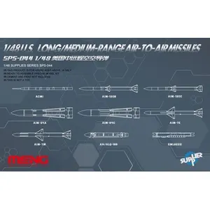 U.s.long/medium-range Air-to-air Missile - 1:48e - Meng-model