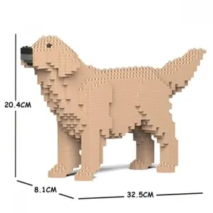 Jekca Blocs de construction - JEKCA - Chien Golden Retriever - 1030 pi... pas cher