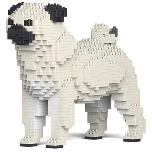 JEKCA Jecka Blocs De Construction - Chien Carlin Creme pas cher