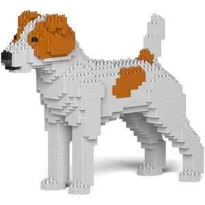 Jekca Jecka Blocs De Construction - Chien Jack Russell Terrier Taches pas cher