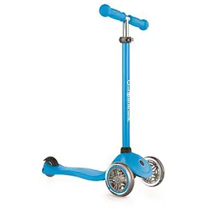 Comparateur de prix : Globber Primo Trottinette 3 Roues Mixte Enfant, Bleu Ciel, Age 3-7+