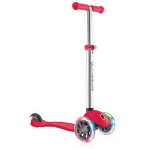 GLOBBER Trottinette Enfant Globber Primo Lights - Rouge 2017 pas cher