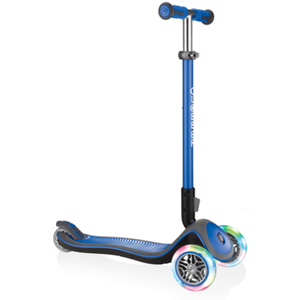 Comparateur de prix : GLOBBER Trottinette enfant 3 roues Elite Deluxe bleu marine