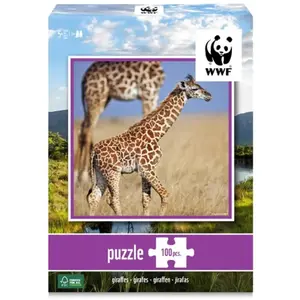 Puzzle 100 pièces Girafon WWF pas cher