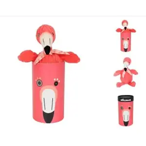 TriAction Toys Peluche Simply Flamingos le Flamant Rose Les Déglingos 23 cm pas cher