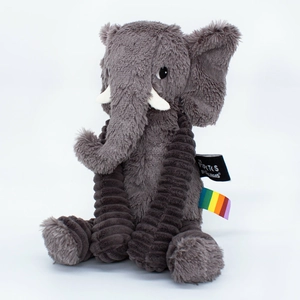 Comparateur de prix : TriAction Toys Peluche Eléphant gris Les Ptipotos Les Déglingos