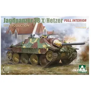Maquette Jagdpanzer 38(t) Hetzer MID PRODUCTION w/FULL INTERIOR  1/35  - Takom Maquette militaire  - 3462171 