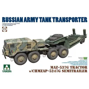 Kinetic Maz-537g Tractor W/chmzap-5247g Semitrrailer- 1:72e - Takom pas cher