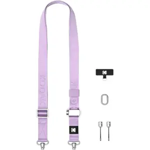 Sangles pour Appareil Photo KODAK Compatibles Hybrides, Compact et Téléphone Violet pas cher