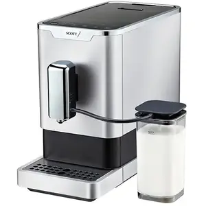 Manutan Machine à café broyeur Slimissimo intense Milk Silver 20220 Scott pas cher