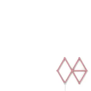 Lines skins rose mat, pack de 9 NL59-0001PM-9PK - Nanoleaf pas cher
