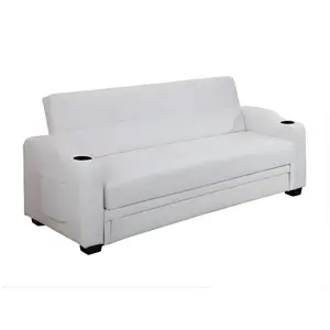 VENTE-UNIQUE Canapé convertible clic clac en simili MIRELLA - B pas cher