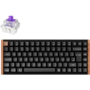 Keychron K2 HE Knob 75% Alu RGB Gateron Magnetic bk H