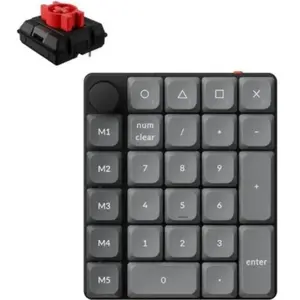 Keychron K0 Max QMK (Pavé numérique, Filaire, Sans fil), Clavier, Noir pas cher
