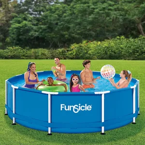 Comparateur de prix : FUNSICLE Piscine tubulaire ronde Funsicle Ø3,66m x 91cm