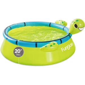 FUNSICLE Piscine auto stable tortue Funsicle Ø1,83m x51cm pas cher