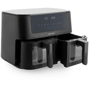 Comparateur de prix : Airfryer 2 paniers - Greenpan - Noir - Inox