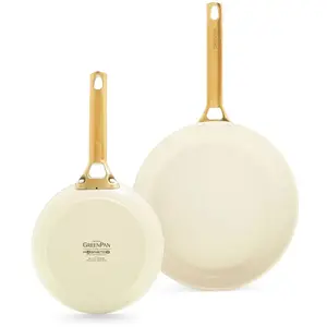 Greenpan Kit de dépannage, Poêle + casserole, Or, Beige